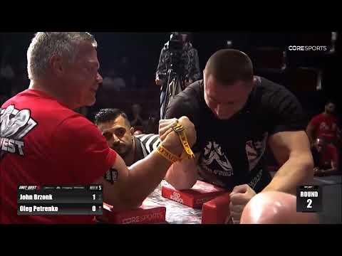 John Brzenk (USA) vs Oleg Petrenko (Ukraine) Arm Wrestling