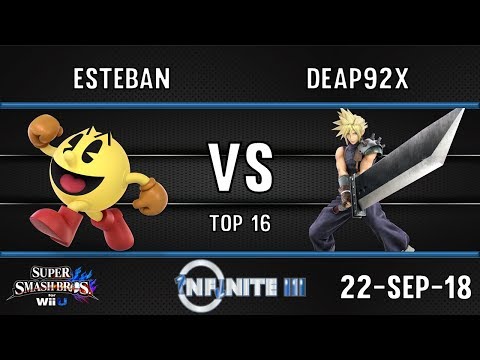 INFINITE 3 SSB4 - ESTEBAN (PAC-MAN) VS ARMANDO (CLOUD) - TOP 16