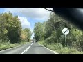 DN22 în Apropiere De Orașul Măcin Județul Tulcea Toamna 2024