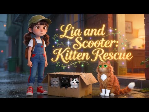 🌟 Lia and Scooter: Kitten Rescue 🐱❤️A Heartwarming Story of Friendship and Kindness!