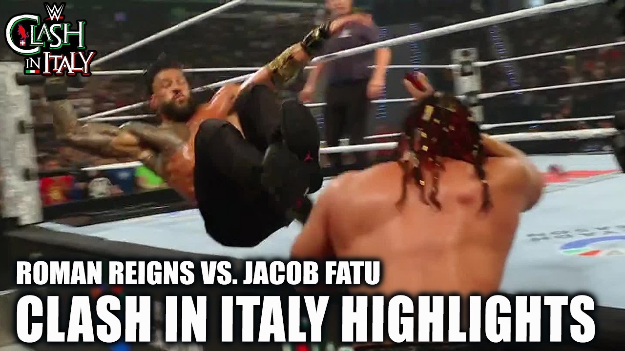 World Heavyweight Championship 🏆 Roman Reigns vs. Jacob Fatu | Clash in Italy | WWE on ESPN