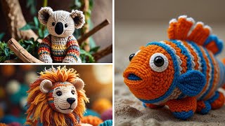 59 Animais Super Fofos Feitos de Crochê - Amigurumi  - #modelosdetricô #crochê #projeto #tricotado