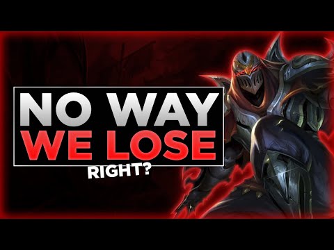 NOT EVEN RANK 1 ZED COULD CARRY THIS...