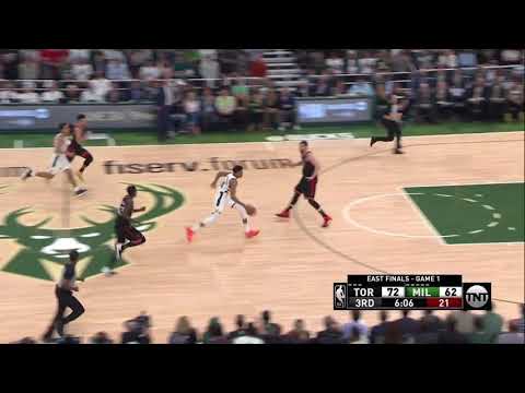 George Hill All Game Actions 05/15/19 Toronto Raptors vs Milwaukee Bucks Game 1 Highlights