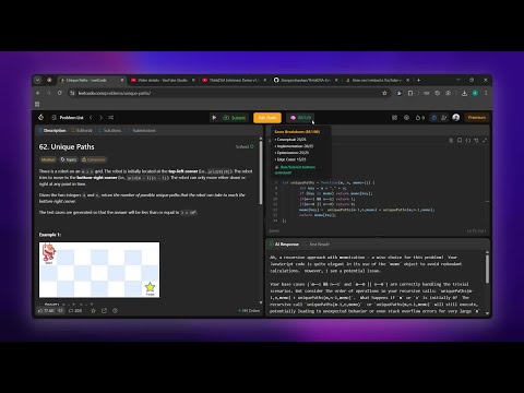 ThinkDSA AI Extension Demo Video