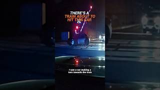 There's A Train About To Hit This Car
