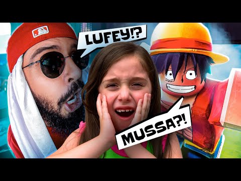 Luffy (Blox Fruits) Vs. Mussa - ANAM3RY REACT