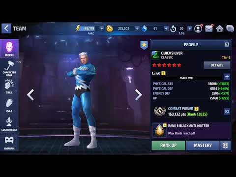 Marvels Future Fight | Quicksilver vs. Proxima Midknight WBU