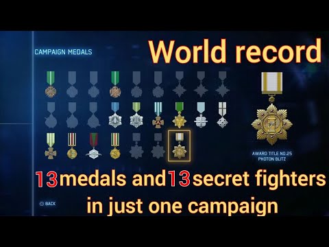 ACE COMBAT™ 7:13 medals and 13 secret fighters in just one campaign World record
