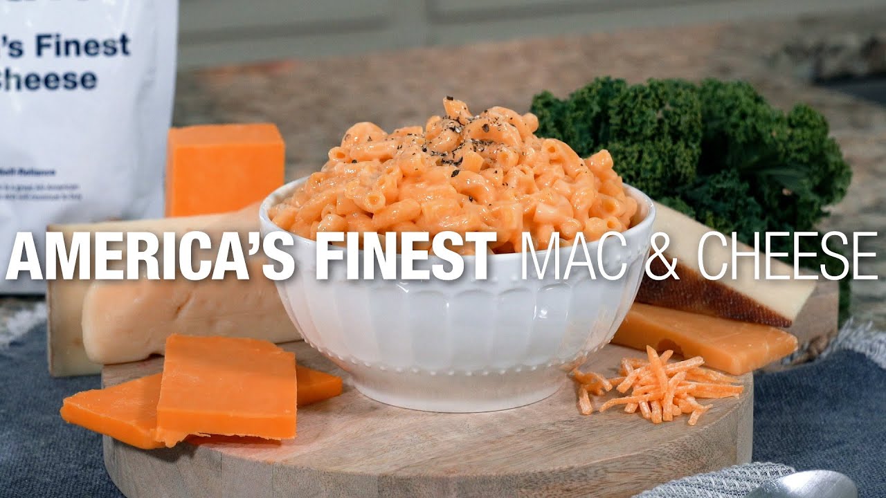 America's Finest Mac & Cheese video showcasing how easy it is to prepare.
