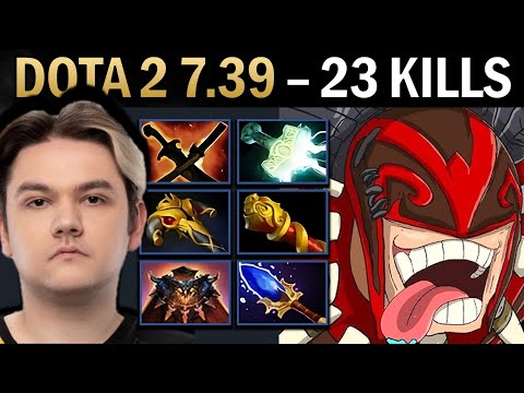 Bloodseeker Unstoppable Carry with 23 Kills - Road to Gameplay Dota 2 7.40