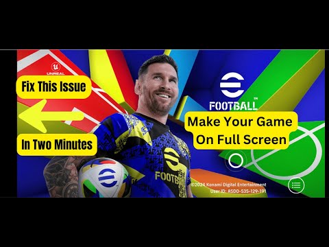🔥 Fix eFootball Full Screen Issue in Minutes! (Easy & Fast Solution) #efootball #skills #messi