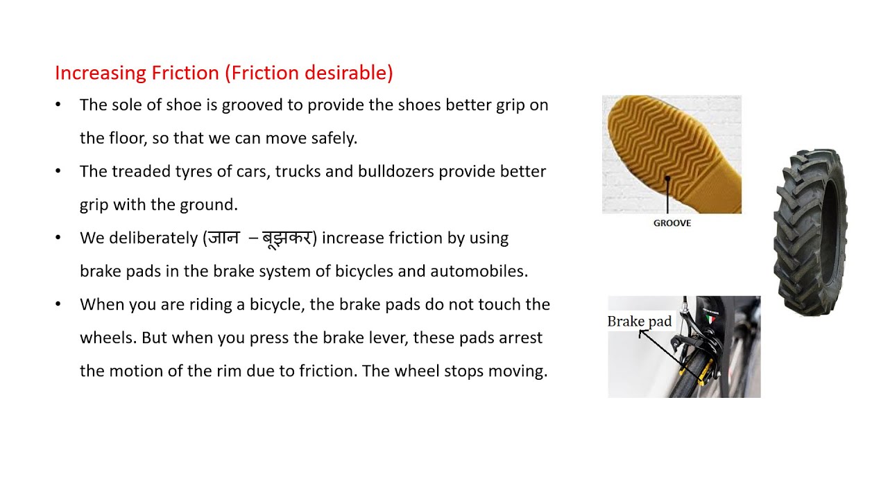 Science 8 Chapter 12 Friction A Necessary Evil, Increasing and Reducing Friction, Lubricants