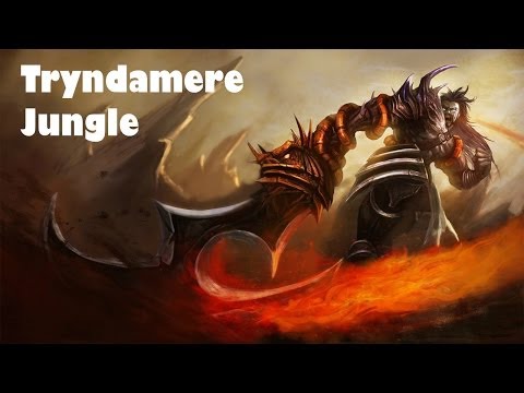 League of Legends - [GOLD RANKED] Demonblade Tryndamere Jungle- Full Game Commentary