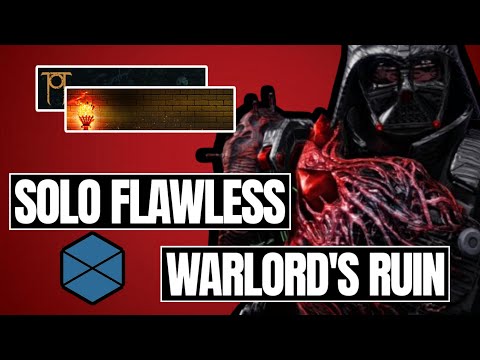 TITAN SECURE Solo FLAWLESS Warlord's Ruin Dungeon GUIDE | Dark Age Hunt & EMBLEM | Destiny 2