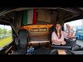 Woman Trucker Vs Extreme Conditions 1600 Km Of Heavy Rain Storms