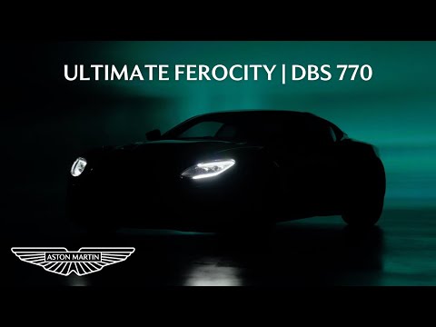 Teaser Aston Martin DBS 770 Ultimate