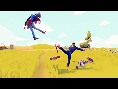 TAEKWONDO MASTER VS 2X UNITS -TOTALLY ACCURATE BATTLE SIMULATOR TABS GAMEPLAY