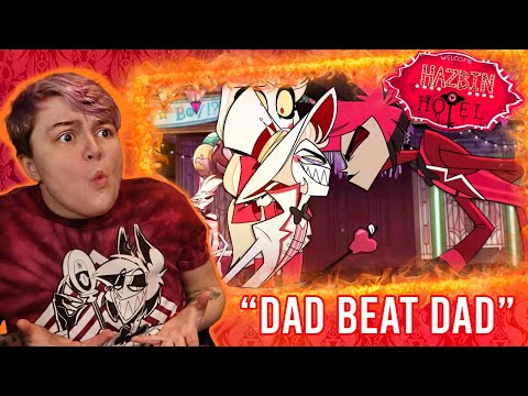 WHAT DID HE SAY?!?~ HAZBIN HOTEL EP 5 "Dad Beat Dad" REACTION!