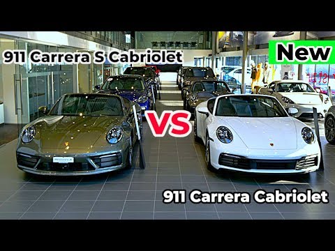 New Porsche 911 Carrera S Cabriolet VS 911 Carrera Cabriolet 2020 Comparison Interior Exterior