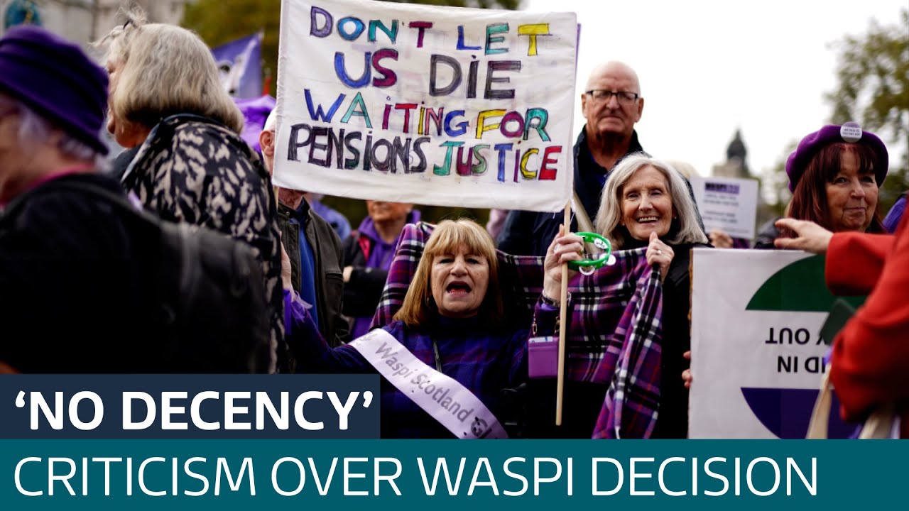 'A day of shame': Waspi women will not receive state pension compensation | ITV News