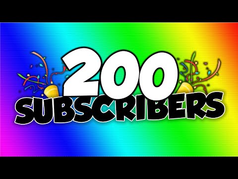 200 SUBSCRIBER SPECIAL