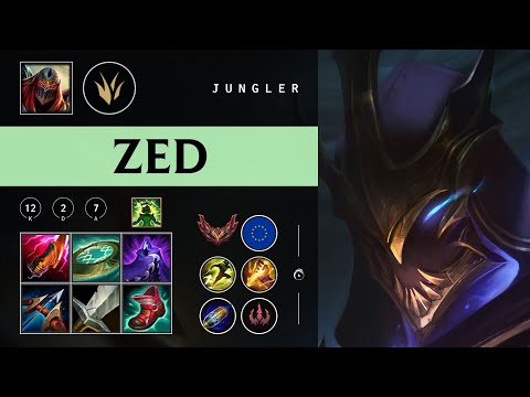 Zed Jungle vs Lee Sin - EUW Grandmaster Patch 26.02
