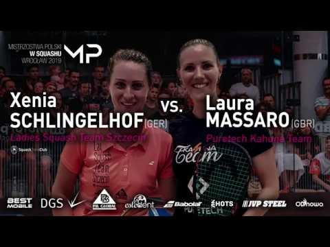 Xenia Schlingelhof vs. Laura Massaro - DMP Squash 2019