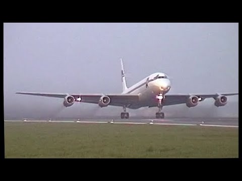 Douglas DC-8  BLAST FROM THE PAST , Ostend Airport 1998 : LOUD !!