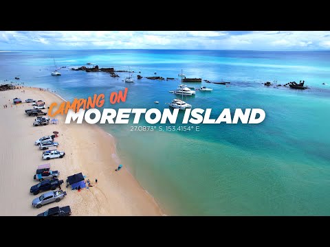 The BEST Island Getaway! BEACH CAMPING ON MORETON