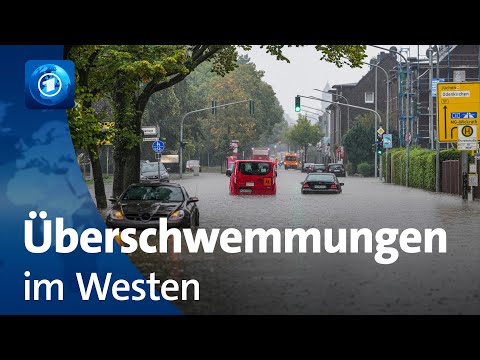 Starkregen und Unwetter in Westdeutschland