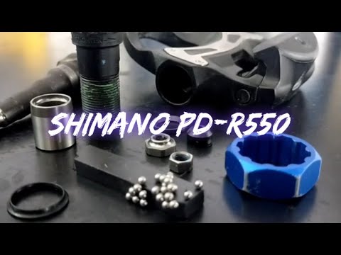 Bike maintenance - Shimano PD-R550, roadbike clipless pedal