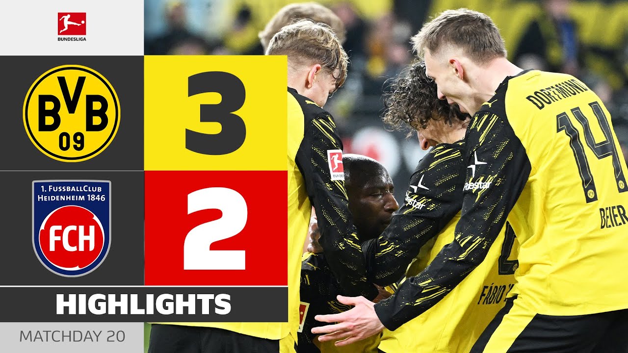 Borussia Dortmund vs 1.  Heidenheim Highlights