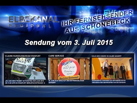 Elbekanal Sendung vom 3. Juli 2015