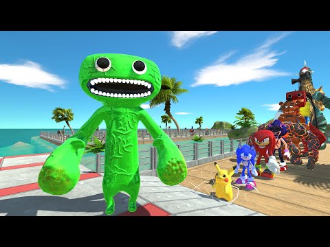 Jumbo Josh vs Gigan OASIS DEATH RUN - Animal Revolt Battle Simulator