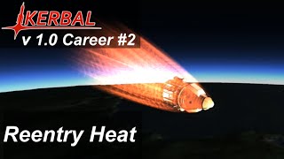 Reentry Heat Survival Guide - KSP 1.0 Career Mode #2 - Kerbal Space Program Release Walkthrough