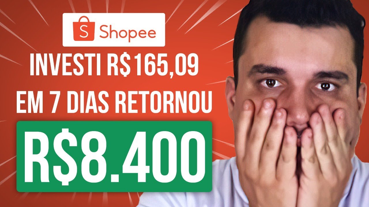 Investi R$160,00 na Shopee ADS Descoberta e Faturei R$8.400,00 em 8 Dias -  Anúncio de Descoberta