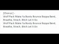 THE PACK - booty bounce boppers lyrics. 