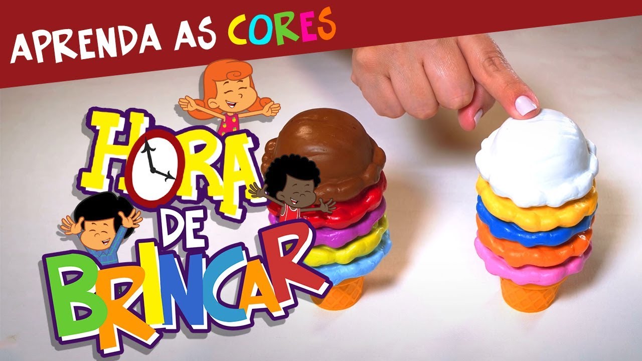 3 Palavrinhas - Hora de Brincar - Aprender as Cores