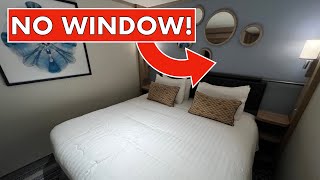 I Cruised in The Smallest and Cheapest Cabin on a HUGE Cruise Ship!
