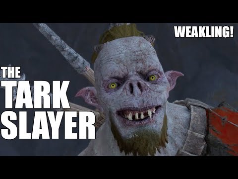 Middle Earth Shadow of War : Unique Orc Encounters & Quotes #18 THE Best TARK SLAYER Uruk