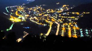 preview picture of video 'Timelspase - Faulty Street lights flash at night in Abertillery'