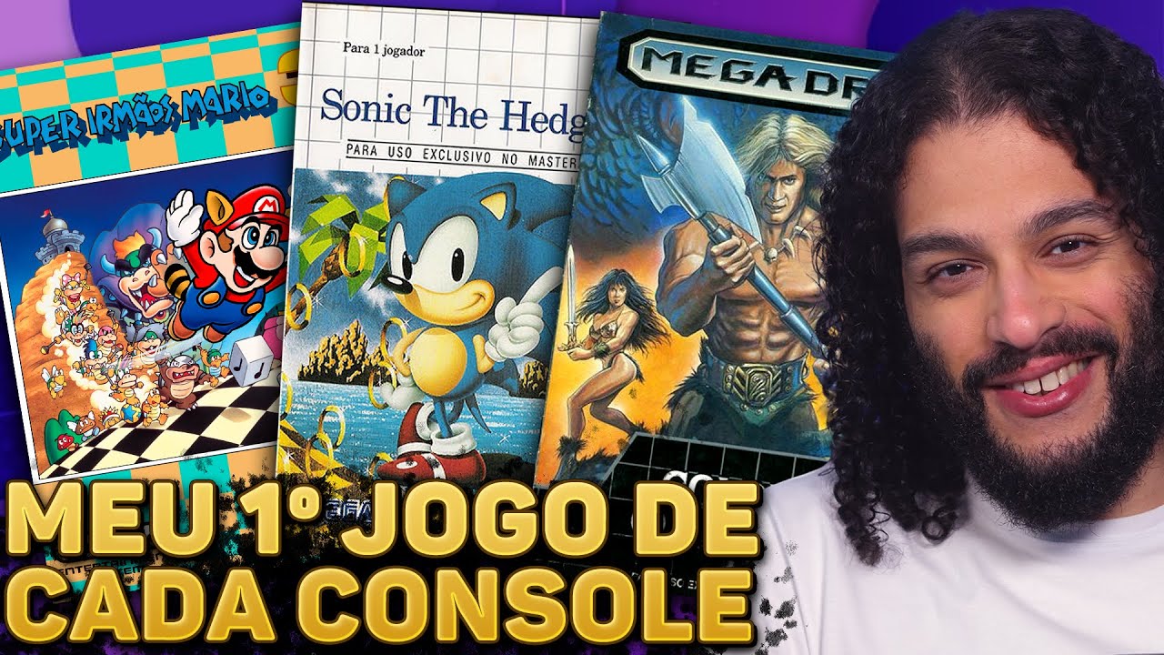 O meu PRIMEIRO JOGO de CADA console