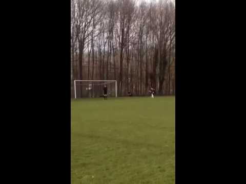 Winning penalty kick against sporting Almere in the Holland cup final