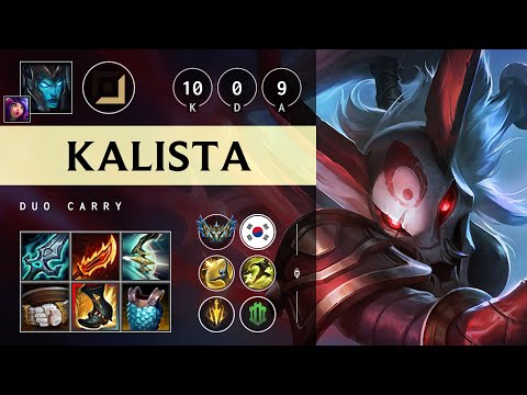 Kalista ADC vs Draven - KR Challenger Patch 25.10