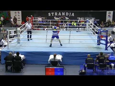 75kg Troy Isley (USA) vs Adam Chat strandja 70th boxing tournament