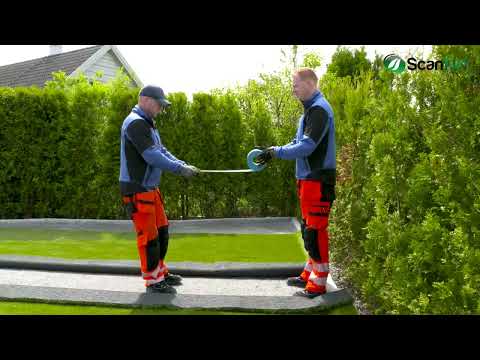 ScanTurf kunstgress - installasjon hage