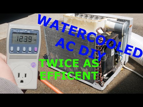 DIY Water Cooled Air Conditioner 200% Efficiency AC Unit