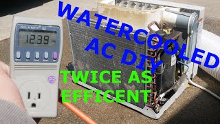 DIY Water Cooled Air Conditioner 200% Efficiency AC Unit