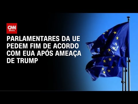 Parlamentares da UE pedem fim de acordo com EUA após ameaça à Groenlândia | AGORA CNN